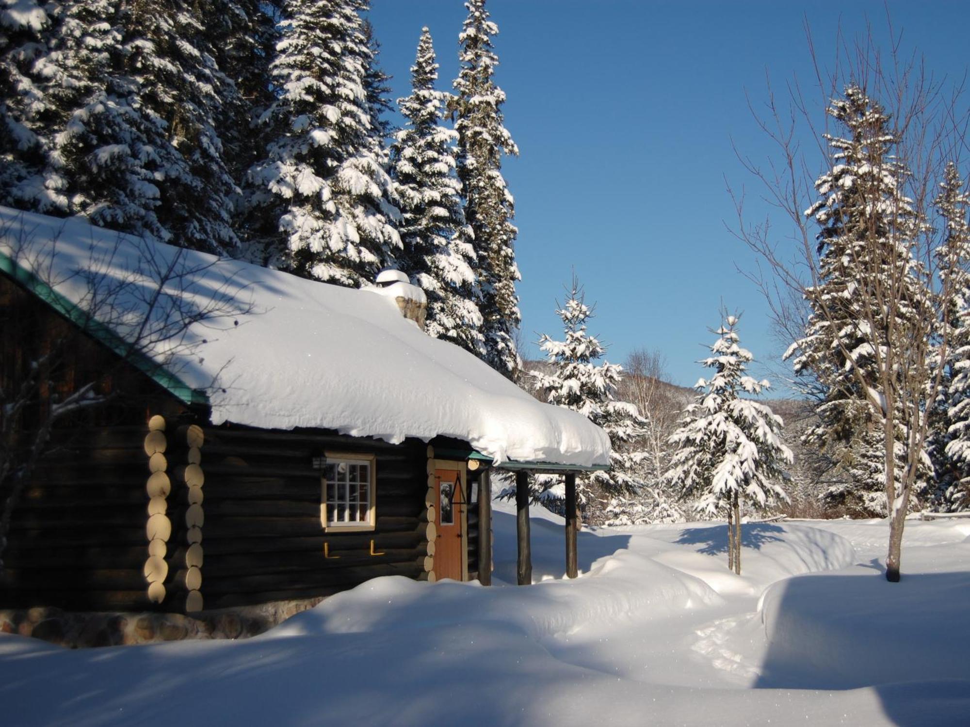 Domaine Le Bostonnais - Le Village En Bois Rond La Tuque Room photo